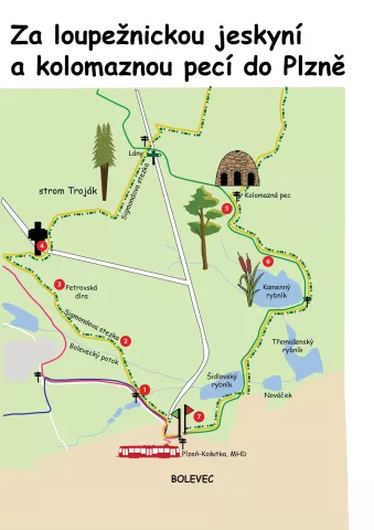 Mapa výletu