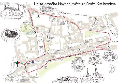 Mapa výletu