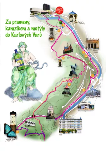Mapa výletu