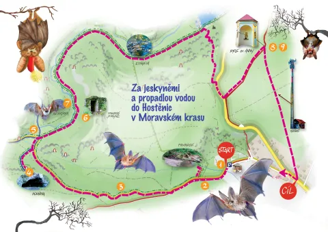 Mapa výletu