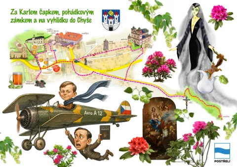 Mapa výletu