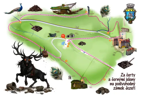 Mapa výletu