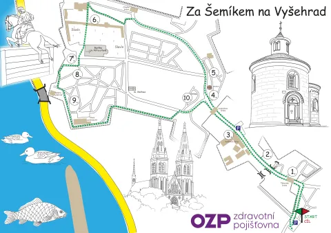Mapa výletu