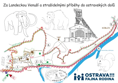Mapa výletu