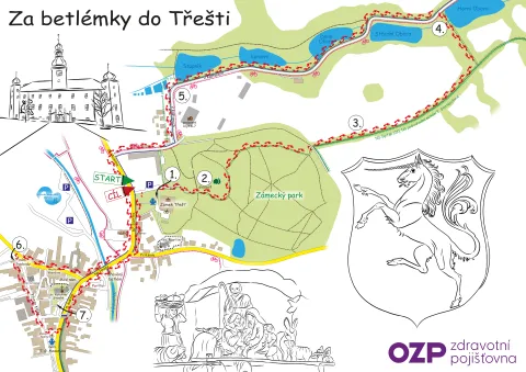 Mapa výletu