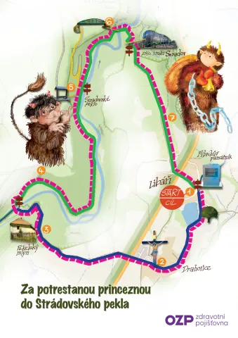 Mapa výletu