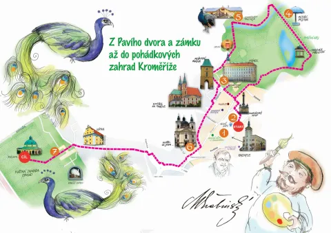Mapa výletu
