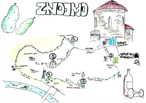 Mapa výletu