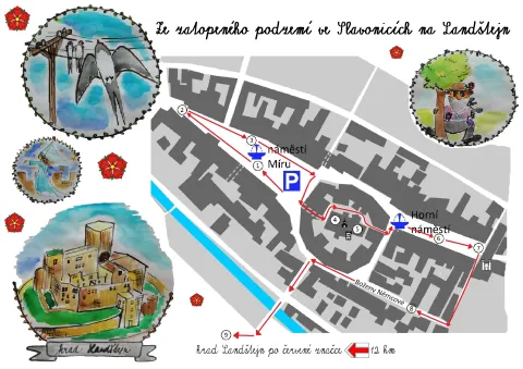 Mapa výletu