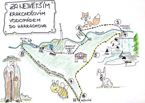 Mapa výletu