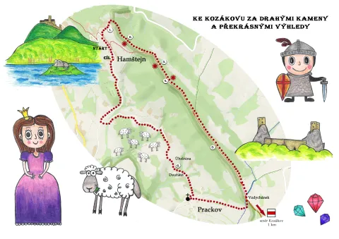 Mapa výletu