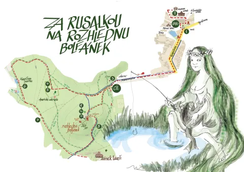 Mapa výletu