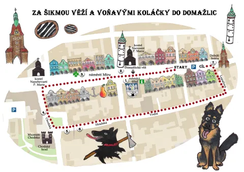 Mapa výletu
