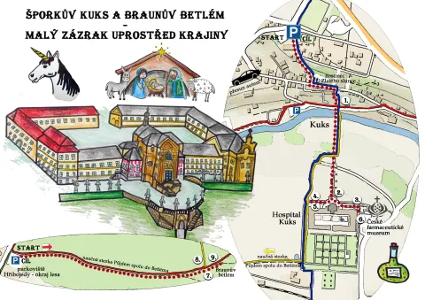 Mapa výletu
