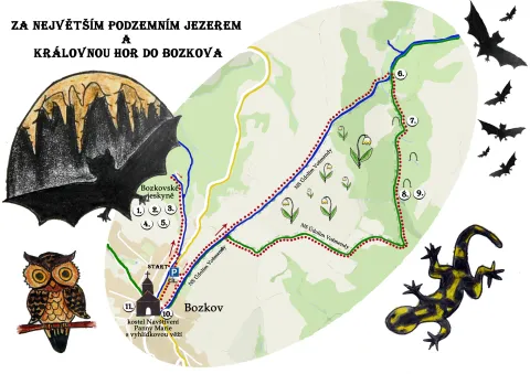 Mapa výletu