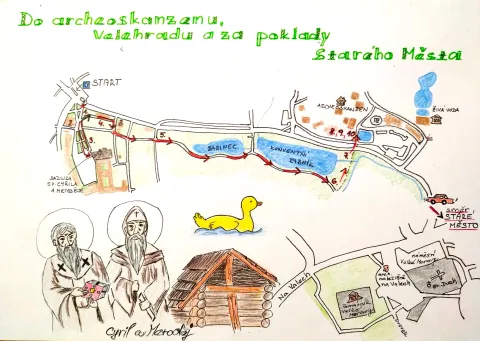 Mapa výletu