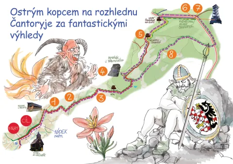 Mapa výletu