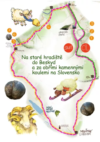 Mapa výletu
