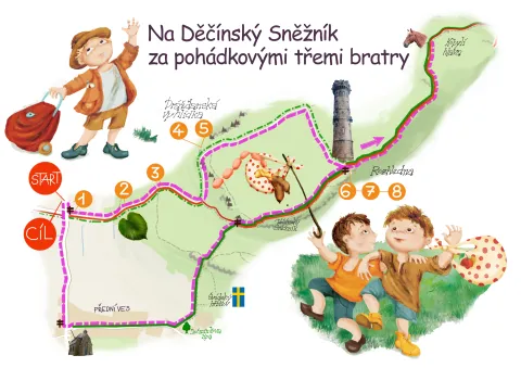 Mapa výletu