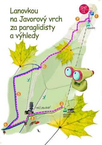 Mapa výletu