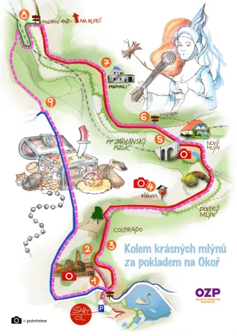 Mapa výletu