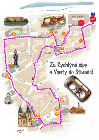 Mapa výletu