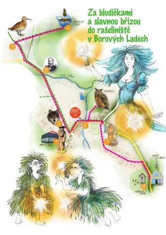 Mapa výletu