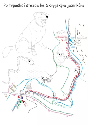 Mapa výletu