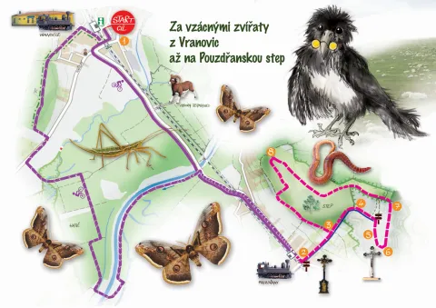 Mapa výletu