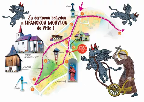 Mapa výletu
