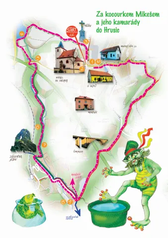 Mapa výletu