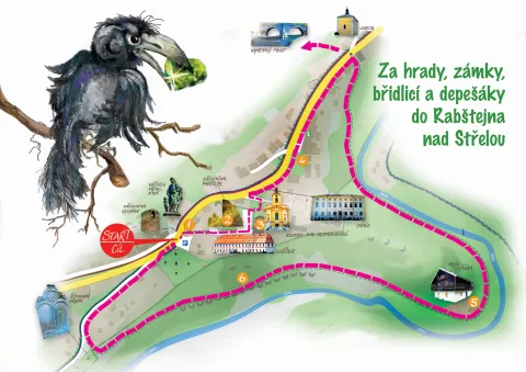 Mapa výletu