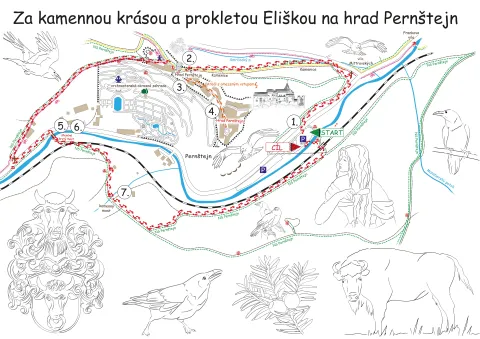 Mapa výletu