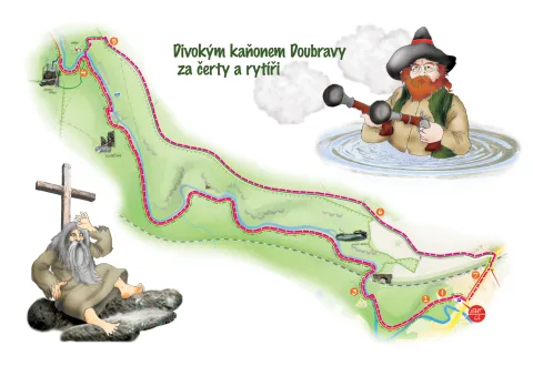 Mapa výletu
