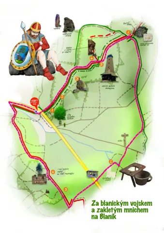 Mapa výletu