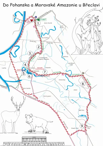 Mapa výletu