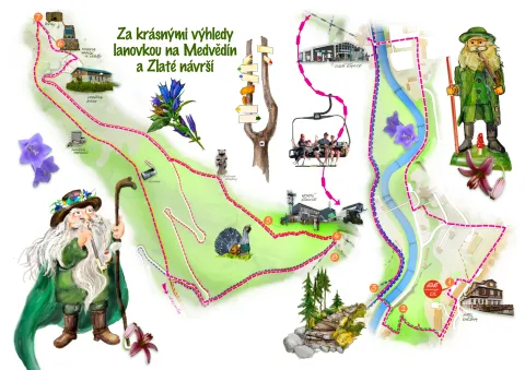 Mapa výletu
