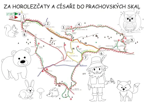 Mapa výletu