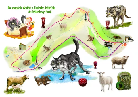 Mapa výletu