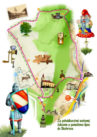 Mapa výletu