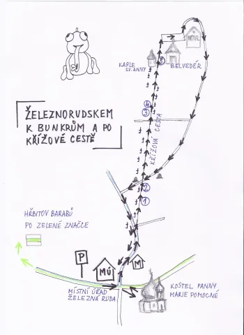 Mapa výletu