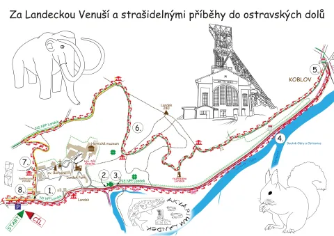 Mapa výletu