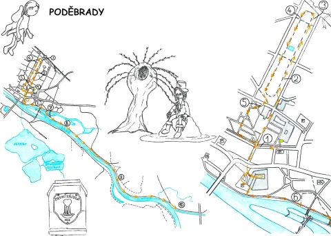 Mapa výletu