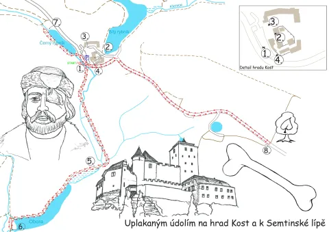 Mapa výletu