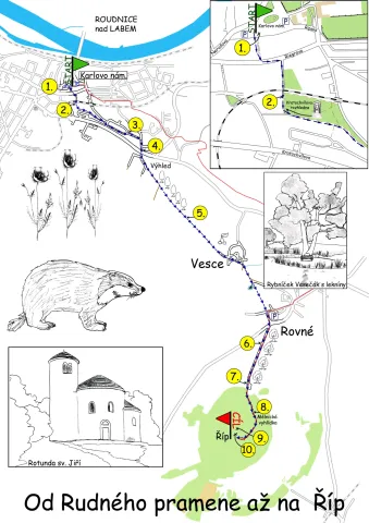 Mapa výletu