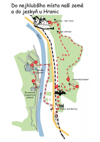 Mapa výletu