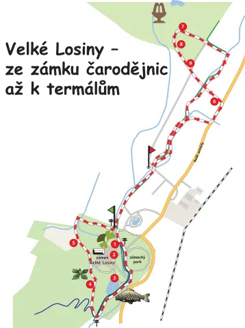 Mapa výletu
