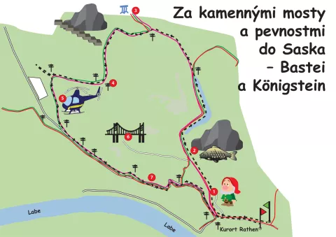 Mapa výletu