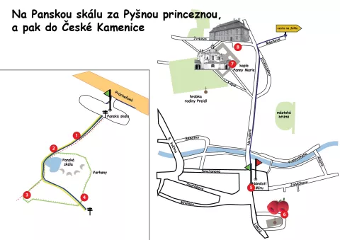 Mapa výletu
