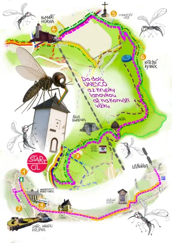 Mapa výletu